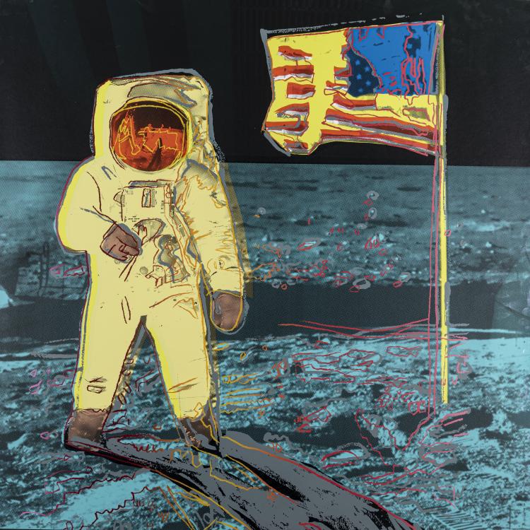 Hauptbild zu Objekt, 'Moonwalk' (Yellow), 1987, Andy Warhol, 172C 504