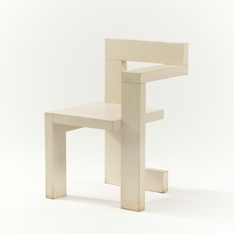 Hauptbild zu Objekt, 'Steltman chair', 1963, Gerrit Rietveld, Groenekan, G.A. van de, De Bilt, 172A 133