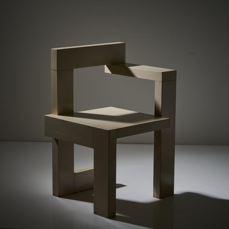 Bild 19 zu Objekt, 'Steltman chair', 1963, Gerrit Rietveld, Groenekan, G.A. van de, De Bilt, 172A 133