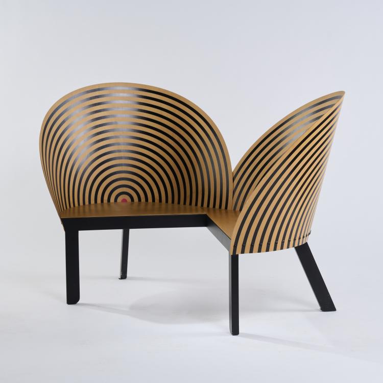 Bild 2 zu Objekt, Sitzbank 'Bench for two' - '2600', 1989, Nanna Ditzel, Fredericia Stolefabrik, Fredericia, 172A 190