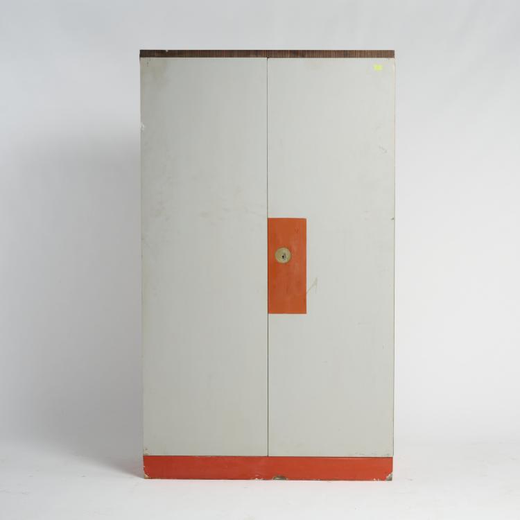 Hauptbild zu Objekt, 'Bauhaus' wardrobe, c. 1930, Alfred Ehrhardt (surroundings), Bauhaus, Dessau, 172A 35