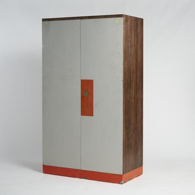 Bild 1 zu Objekt, 'Bauhaus' wardrobe, c. 1930, Alfred Ehrhardt (surroundings), Bauhaus, Dessau, 172A 35