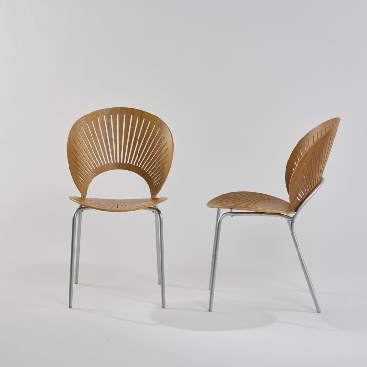 Bild 2 zu Objekt, Zwei St&uuml;hle 'Trinidad', 1992, Nanna Ditzel, Fredericia Stolefabrik, 173B 473