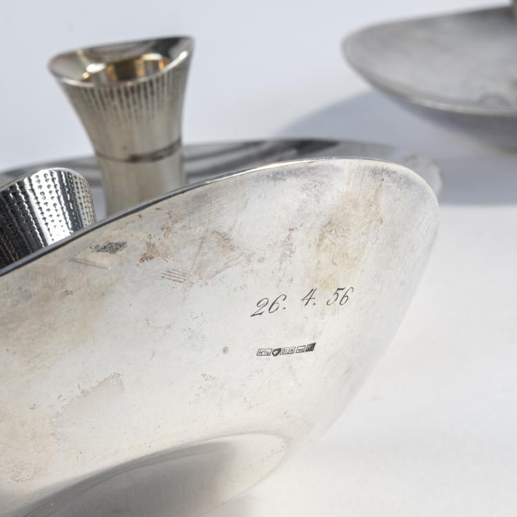 Bild 2 zu Objekt, Three candlesticks, c. 1956, Tapio Wirkkala, Kultakeskus Oy, H&auml;meenlinna, 172B 351