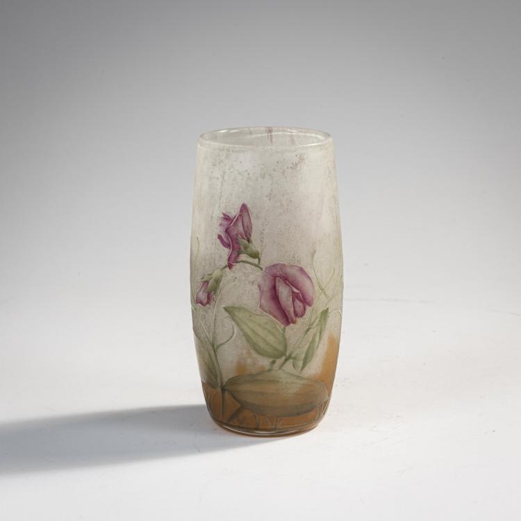 Hauptbild zu Objekt, Vase 'Pois de Senteur', 1910, Daum Fr&egrave;res, Nancy, 171A 63