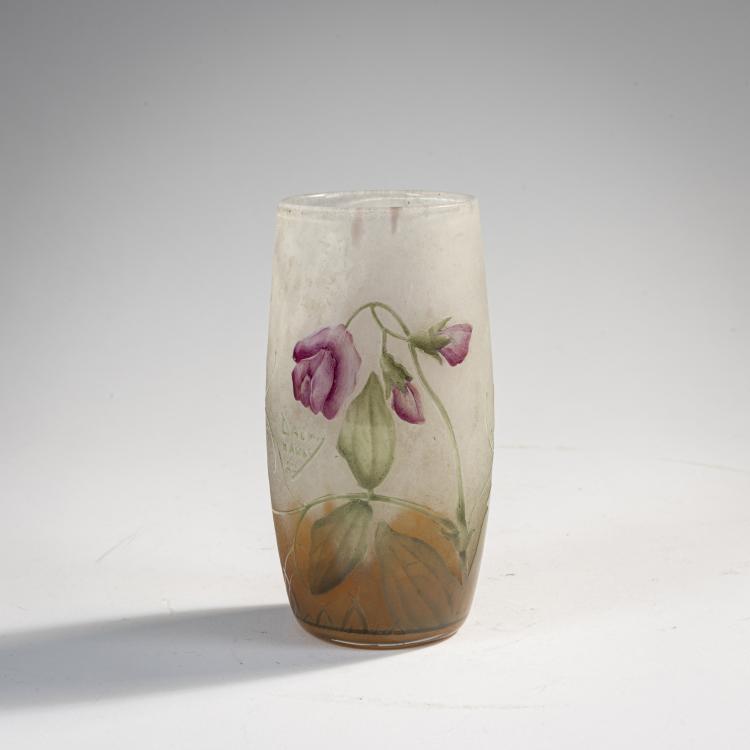 Bild 1 zu Objekt, Vase 'Pois de Senteur', 1910, Daum Fr&egrave;res, Nancy, 171A 63