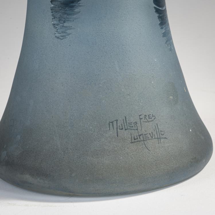 Bild 2 zu Objekt, Gro&szlig;e Vase 'Voiliers', um 1935, Muller Fr&egrave;res, Lun&eacute;ville, 171A 182
