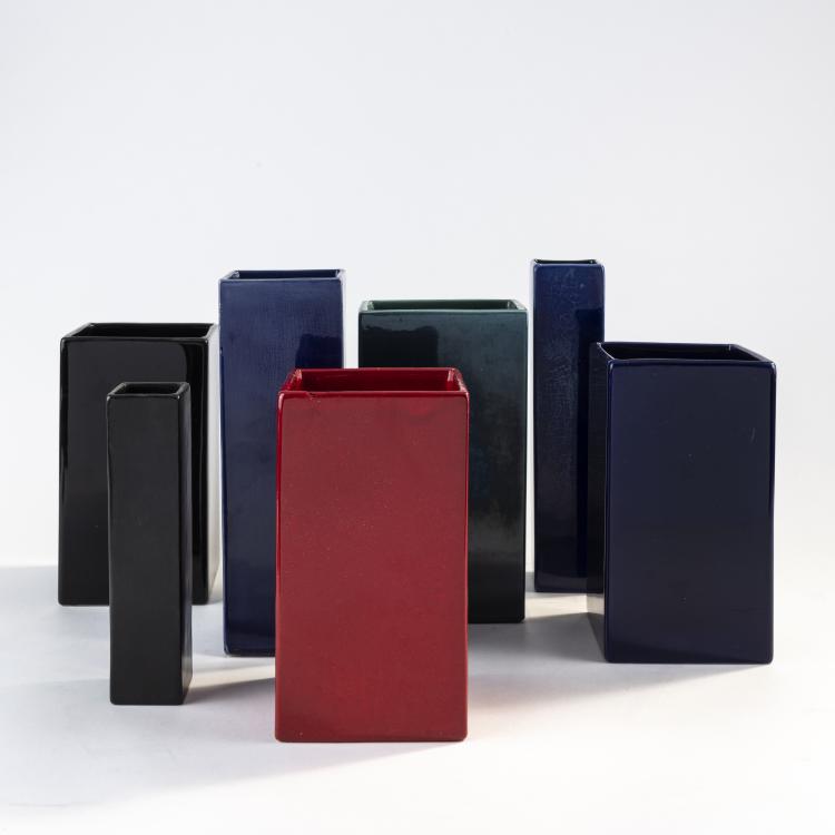 Hauptbild zu Objekt, Seven vases, 1962, Heidi Blomstedt, Kupitaan Savi, Turku, 172B 364