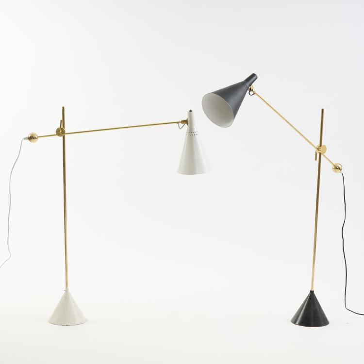 Bild 2 zu Objekt, Two floor lamps, 1950s, Tapio Wirkkala, Idman Oy, Vilhonvuorenkatu, 172B 312