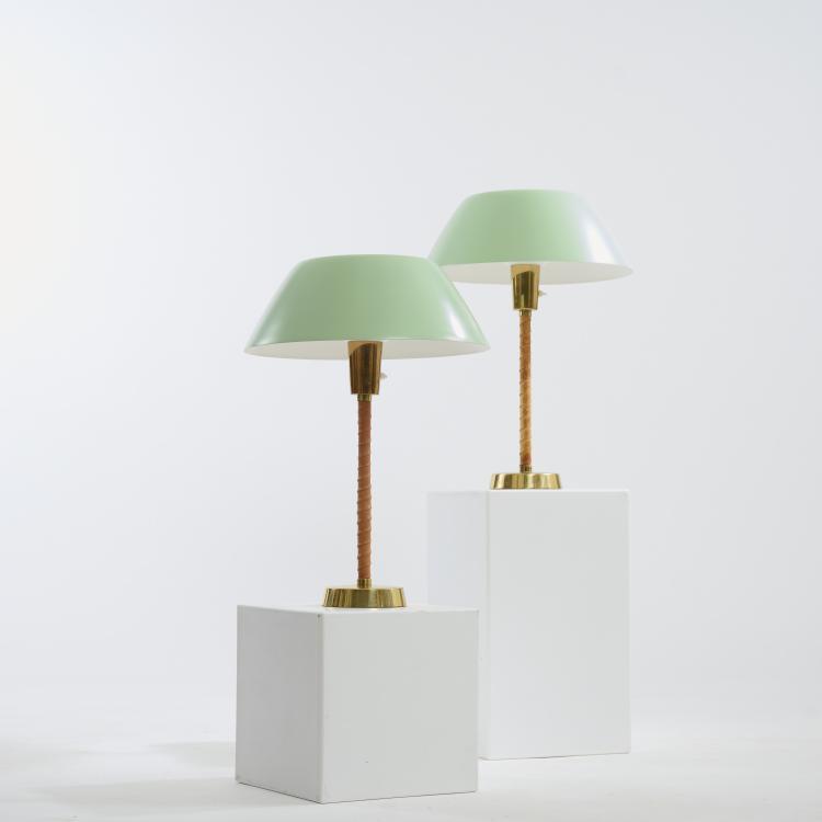 Hauptbild zu Objekt, Zwei Tischleuchten 'Senator', 1940er Jahre, Lisa Johansson-Pape, Stockmann Orno Oy, Kerava., 172B 271