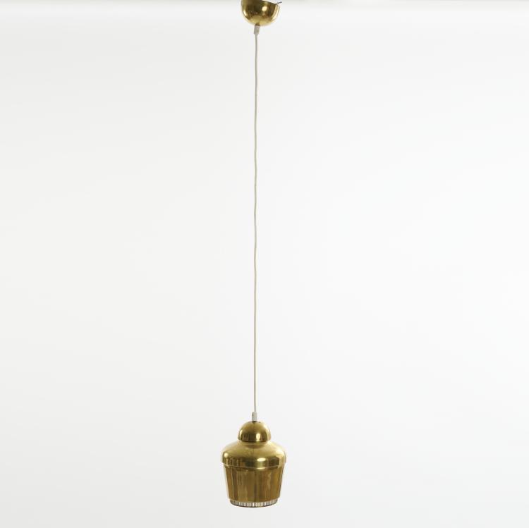 Hauptbild zu Objekt, Ceiling light 'A330' - 'Golden Bell', 1950s, Alvar Aalto, Valaisinpaja Oy, Finnland, 172B 318