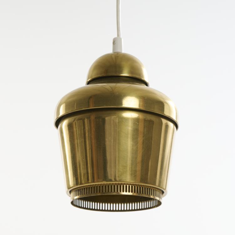 Bild 1 zu Objekt, Ceiling light 'A330' - 'Golden Bell', 1950s, Alvar Aalto, Valaisinpaja Oy, Finnland, 172B 318
