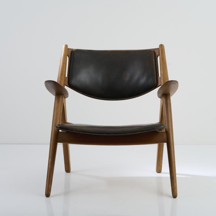 Bild 7 zu Objekt, 'Sawbuck chair - CH-28' armchair, 1951, Hans J. Wegner, Carl Hansen & Son, Kopenhagen, 172A 166