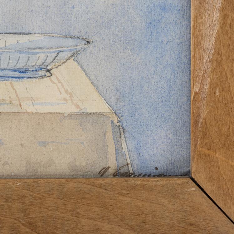 Bild 1 zu Objekt, Anthroposophischer Bilderrahmen, 1930-50, Rudolf Steiner (Umkreis), Dornach (zug./attr.), 172A 21