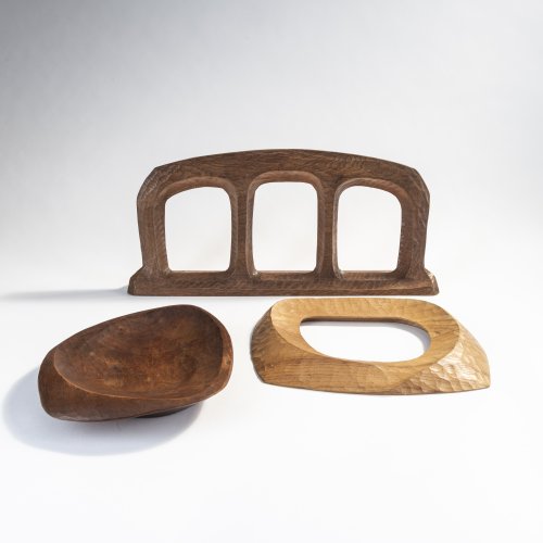 Anthroposophical standing frame, wall frame and bowl, 1930-50