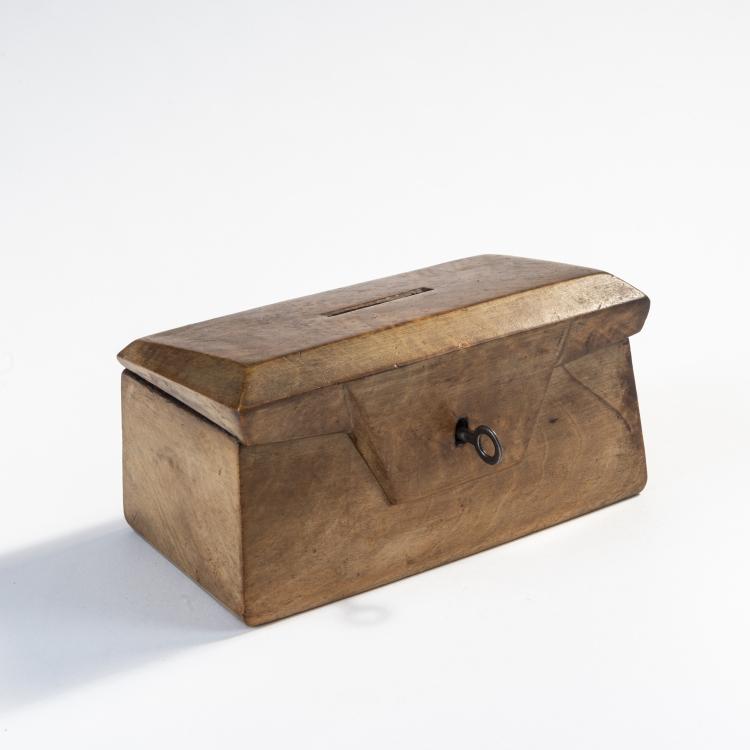 Bild 1 zu Objekt, Anthroposophical money box, 1930-1950, Rudolf Steiner (surroundings), Dornach (zug./attr.), 172A 25