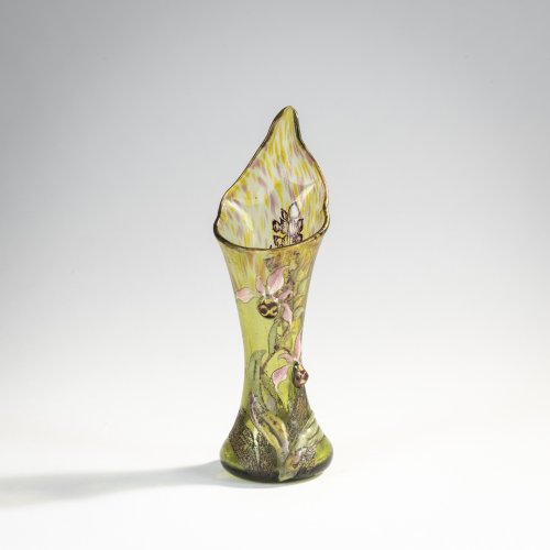 Small Vase 'Ophrys apifera et Orchis', 1890-94