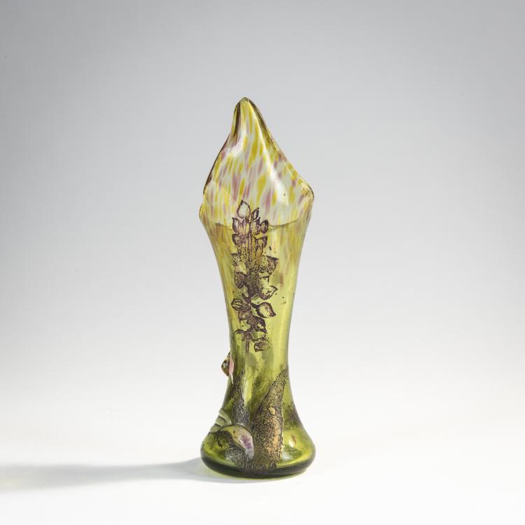 Bild 2 zu Objekt, Small Vase 'Ophrys apifera et Orchis', 1890-94, Emile Gall&eacute;, Gall&eacute;, Emile, Nancy, 171A 95