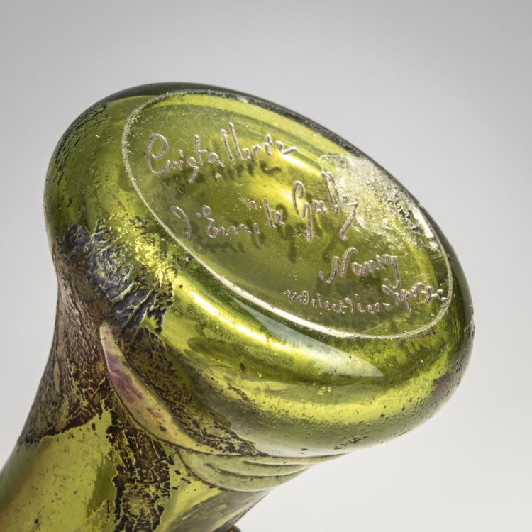 Bild 3 zu Objekt, Small Vase 'Ophrys apifera et Orchis', 1890-94, Emile Gall&eacute;, Gall&eacute;, Emile, Nancy, 171A 95