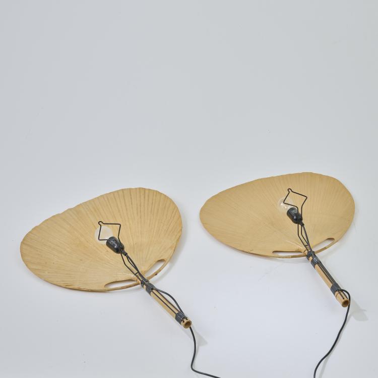 Bild 4 zu Objekt, Two wall lights 'Uchiwa III', 1973, Ingo Maurer, Design M, Maurer, Ingo, M&uuml;nchen, 172A 44