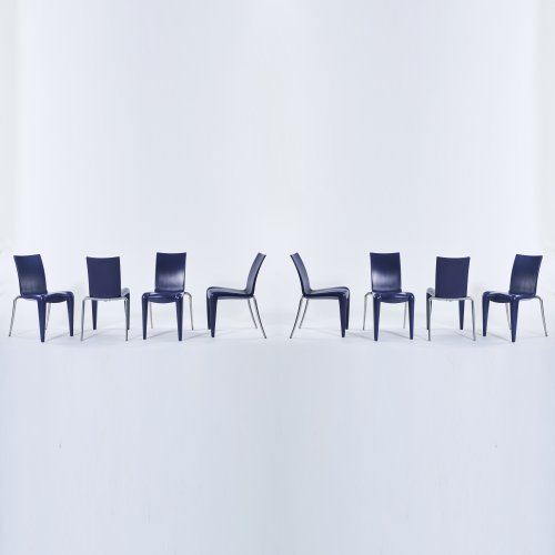 Eight armchairs 'Louis XX', 1991