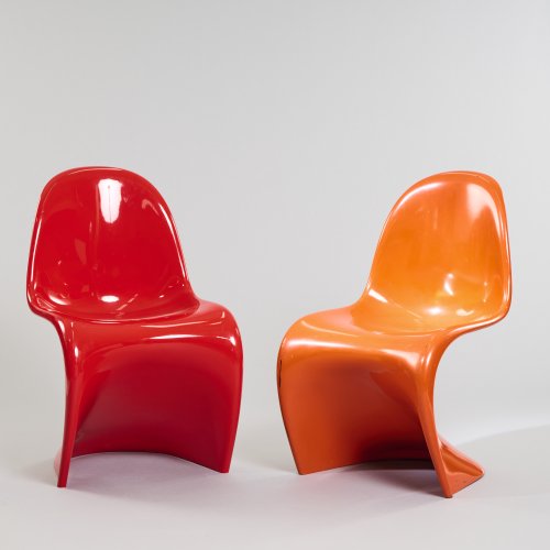 Zwei 'Panton'-Stühle, 1962/67