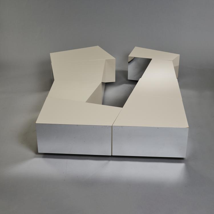 Hauptbild zu Objekt, Large sofa table 'Tetis', 2000s, Christine Kr&ouml;ncke, Kr&ouml;ncke Design, M&uuml;nchen, 173B 556