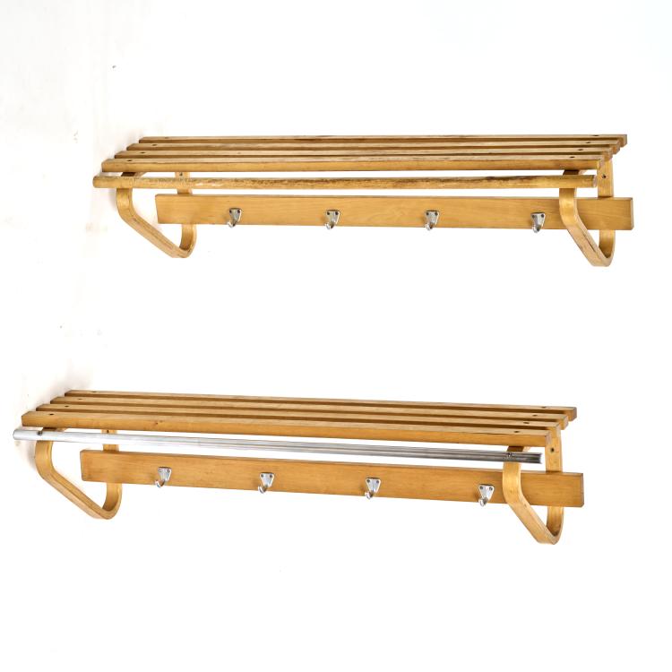 Bild 1 zu Objekt, Two '109' wall coat racks, 1936, Alvar Aalto, Artek, Helsinki, 172B 251