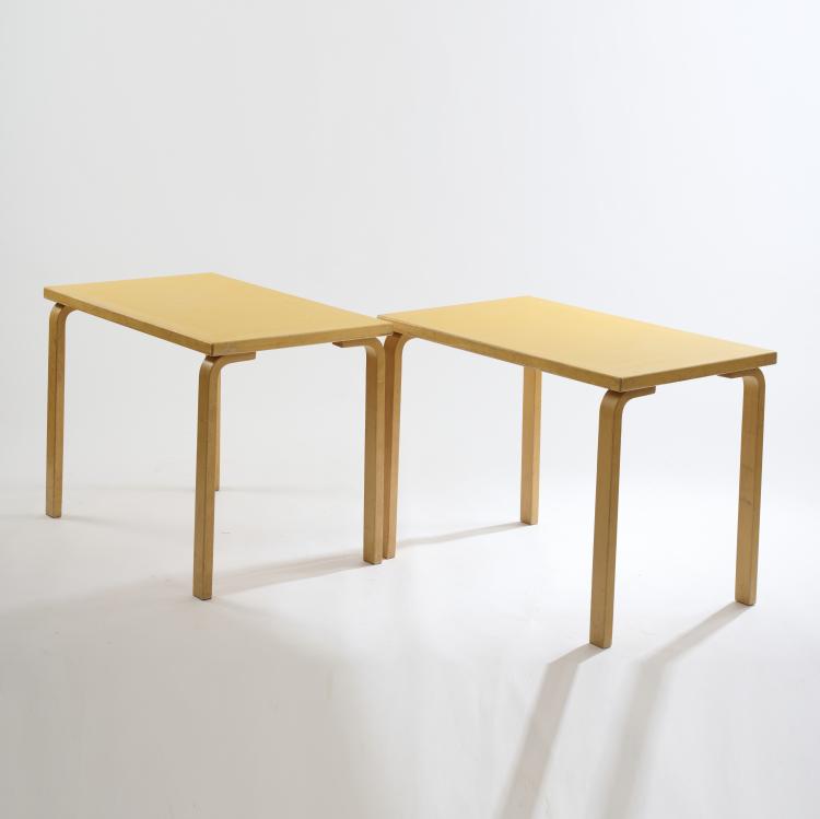 Bild 2 zu Objekt, Two 'L-Leg' tables, 1933, Alvar Aalto, Artek, Helsinki, 172B 246
