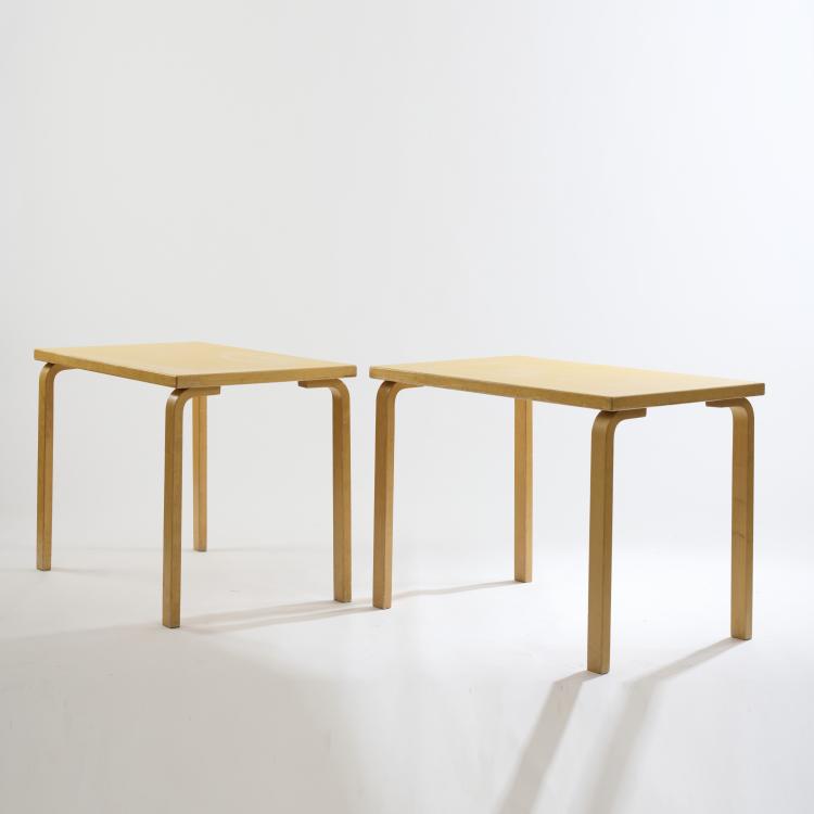 Bild 3 zu Objekt, Two 'L-Leg' tables, 1933, Alvar Aalto, Artek, Helsinki, 172B 246