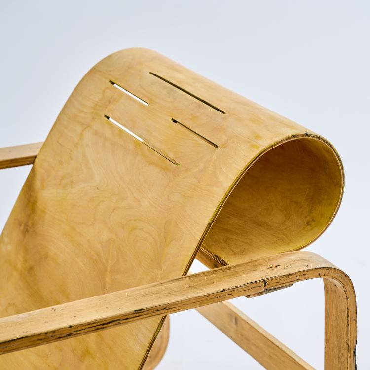 Bild 1 zu Objekt, 'Paimio' easy chair, 1932, Alvar Aalto, Huonekalu-ja Rakennusty&ouml;tehdas Oy, Turku, 172B 238