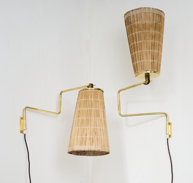 Hauptbild zu Objekt, Two wall lights 'K8 - 11', 1950s, Paavo Tynell, Idman Oy, Vilhonvuorenkatu, 172B 323