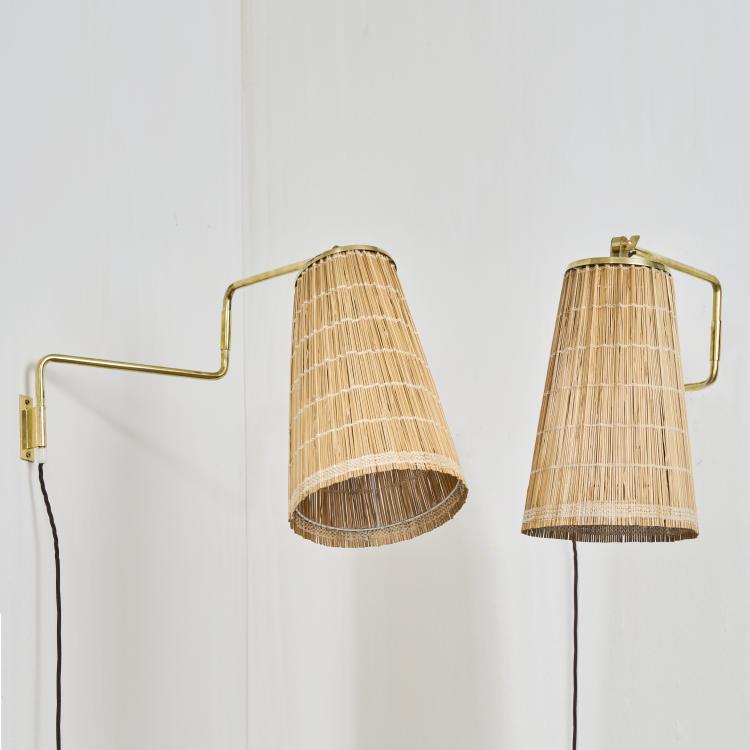 Bild 1 zu Objekt, Two wall lights 'K8 - 11', 1950s, Paavo Tynell, Idman Oy, Vilhonvuorenkatu, 172B 323