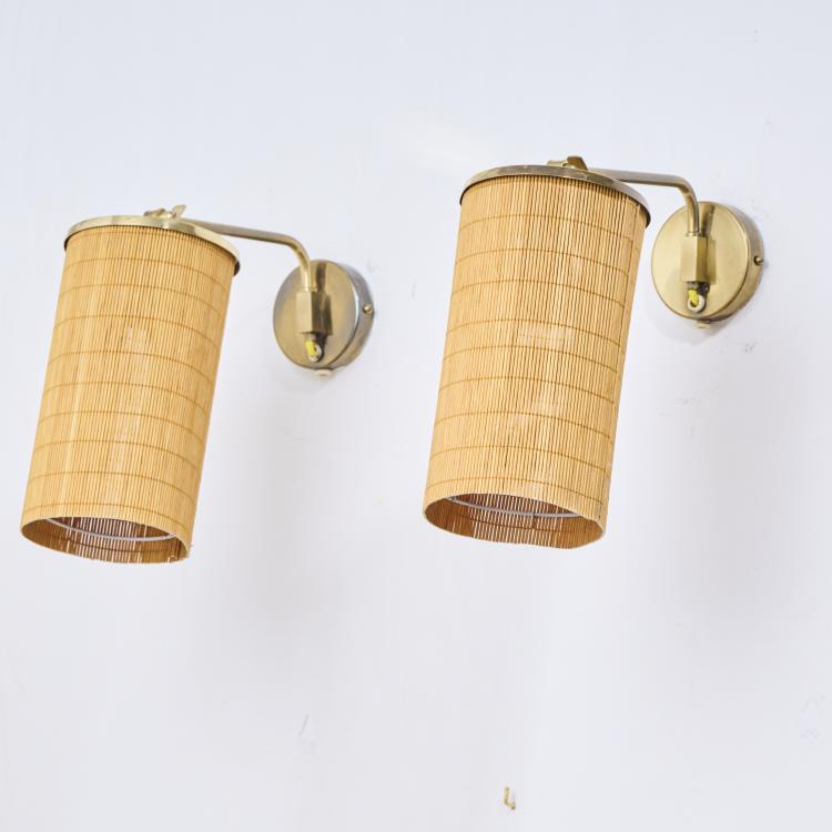 Bild 2 zu Objekt, Six wall lights, 1950s, Paavo Tynell, Idman Oy, Vilhonvuorenkatu, 172B 325