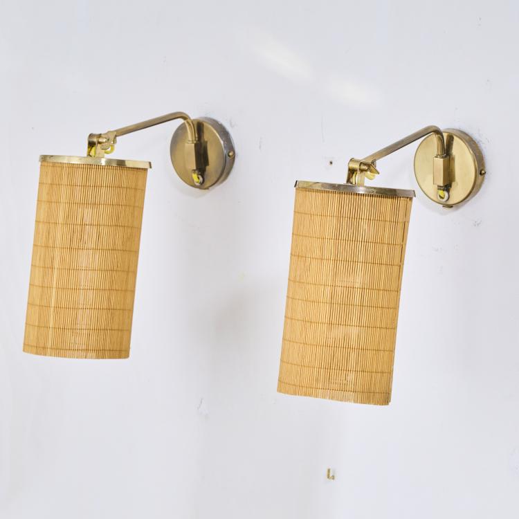 Bild 6 zu Objekt, Six wall lights, 1950s, Paavo Tynell, Idman Oy, Vilhonvuorenkatu, 172B 325