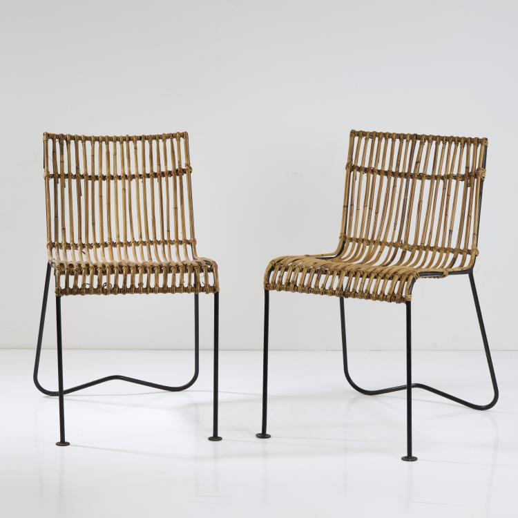Hauptbild zu Objekt, Two chairs, 1960/70s, Frankreich / France, 173B 500