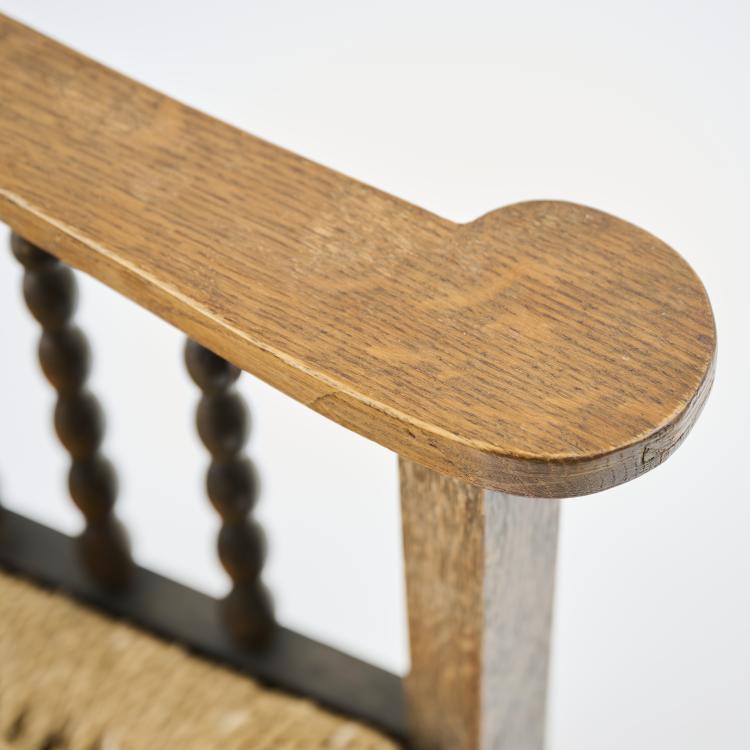 Bild 7 zu Objekt, Armlehnstuhl 'Kugelb&auml;nder', um 1910, Heinrich Vogeler, Vogeler, Franz, Worpswede, 172A 6