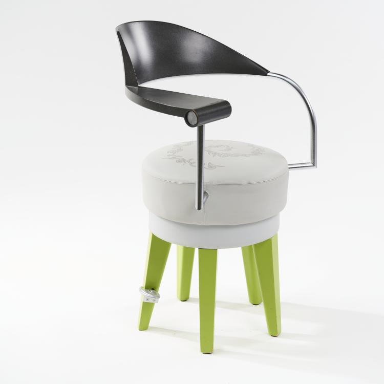 Hauptbild zu Objekt, 'Tecno' hairdresser's chair, c. 1989, Philippe Starck, Maletti, Mailand, 172A 67