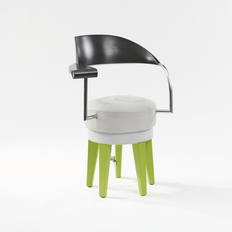 Bild 2 zu Objekt, 'Tecno' hairdresser's chair, c. 1989, Philippe Starck, Maletti, Mailand, 172A 67