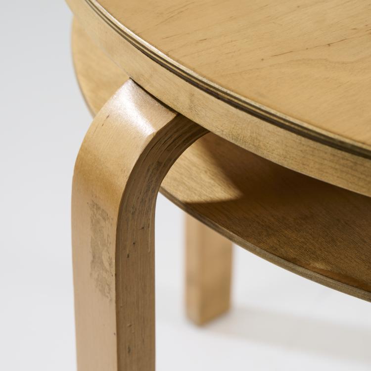 Bild 3 zu Objekt, Tisch '70', 1933, Alvar Aalto, Huonekalu-ja Rakennusty&ouml;tehdas Oy, Turku f&uuml;r Artek, Helsinki (zugeschrieben/attr.), 173B 441