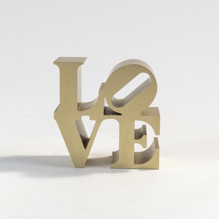 Bild 1 zu Objekt, 'LOVE (gold)' (Authorized Replica), 2009, Robert Indiana (after), Morgan Art Foundation and Artist Rights Society, New York (Publ.), 172C 456