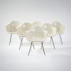 Six 'Lax' chairs on 'H-base', 1950