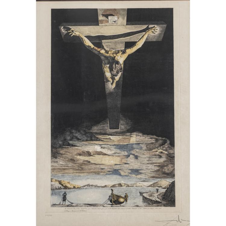 Hauptbild zu Objekt, 'Le Christ de Saint Jean de la Croix', printed 1982, Salvador Dal&iacute;, Glasgow Museums and Art Galeries (Ed.), 172C 421