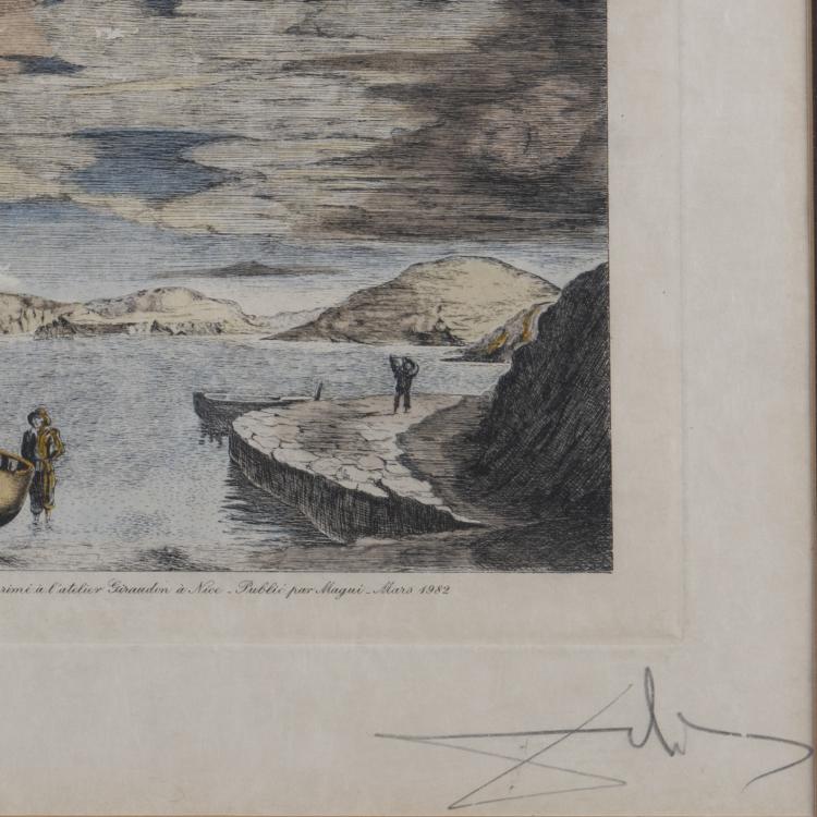 Bild 1 zu Objekt, 'Le Christ de Saint Jean de la Croix', printed 1982, Salvador Dal&iacute;, Glasgow Museums and Art Galeries (Ed.), 172C 421