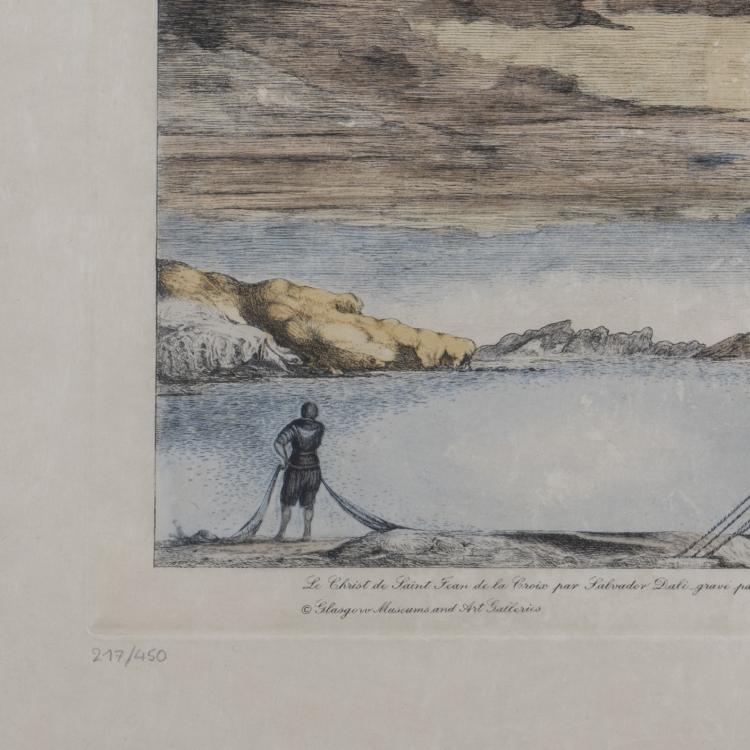 Bild 2 zu Objekt, 'Le Christ de Saint Jean de la Croix', printed 1982, Salvador Dal&iacute;, Glasgow Museums and Art Galeries (Ed.), 172C 421