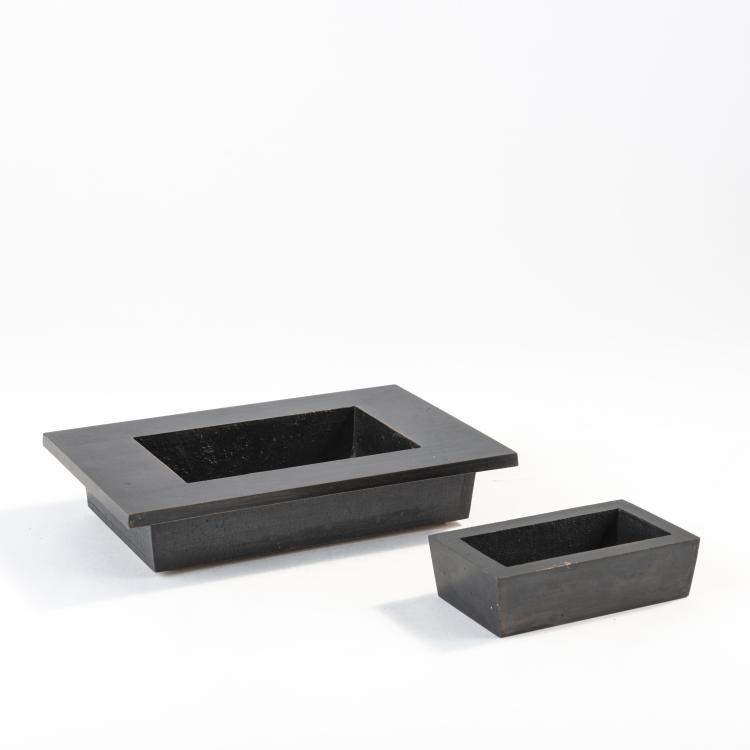 Bild 3 zu Objekt, Zwei Aschenschalen, 2000er Jahre, Christian Liaigre, Schmitt, Eric, Paris (zugeschrieben / attr.), 172A 204