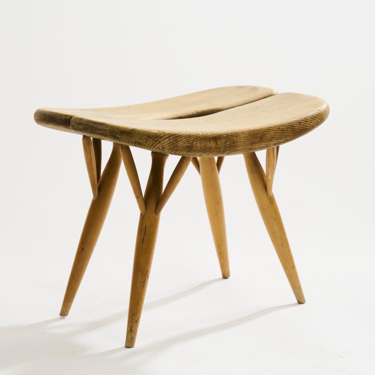 Bild 6 zu Objekt, Zwei Hocker 'Pirkka', 1955, Ilmari Tapiovaara, Laukaan Puu Ltd., Helsinki, 172B 341