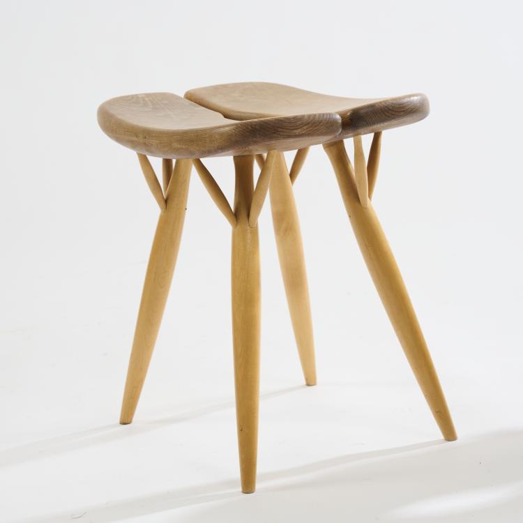 Bild 7 zu Objekt, Zwei Hocker 'Pirkka', 1955, Ilmari Tapiovaara, Laukaan Puu Ltd., Helsinki, 172B 341