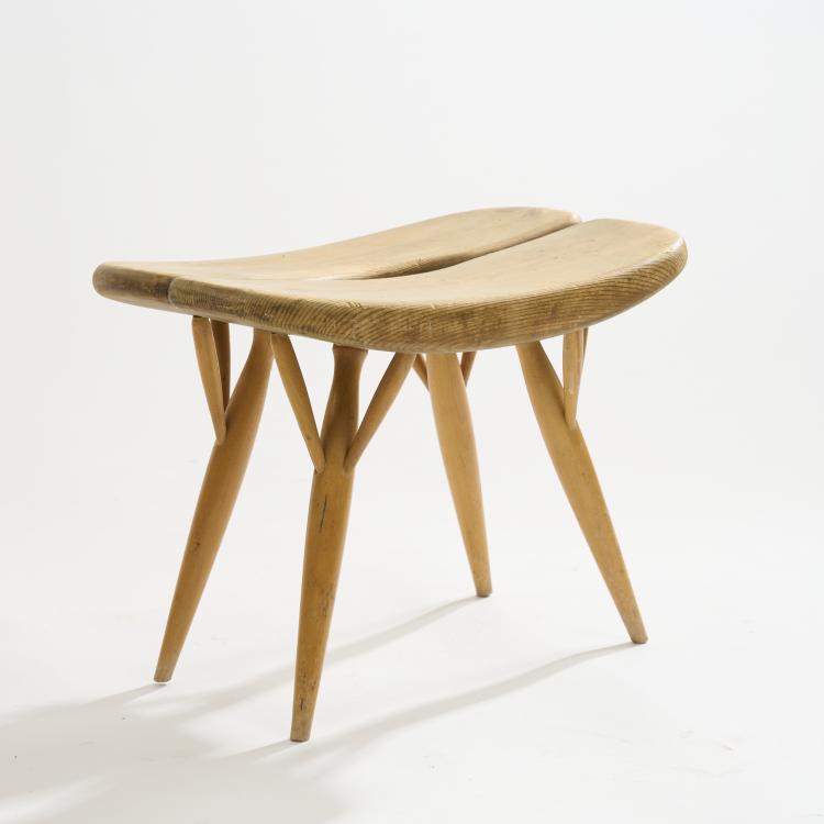 Bild 8 zu Objekt, Zwei Hocker 'Pirkka', 1955, Ilmari Tapiovaara, Laukaan Puu Ltd., Helsinki, 172B 341