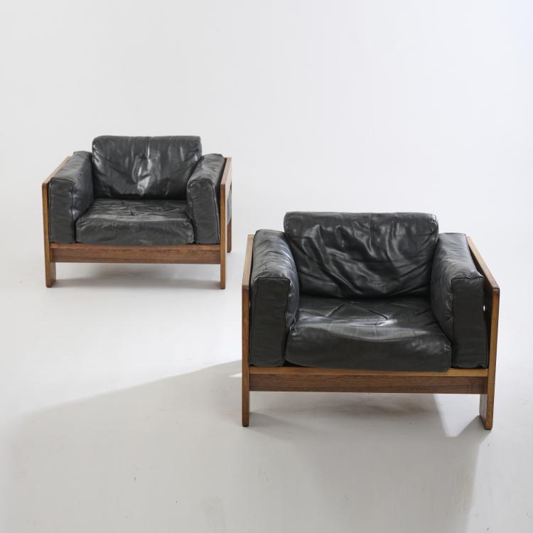 Bild 1 zu Objekt, Two 'Bastiano' armchairs, 1961, Afra Scarpa,Tobia Scarpa, Haimi, Helsinki, 173A 124